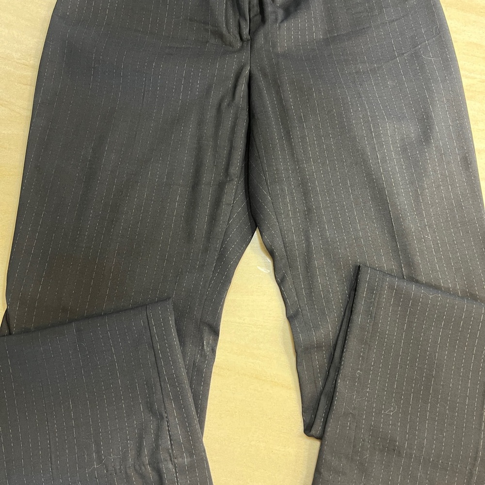 Elie Tahari Blue Pinstripe Dress Pants
